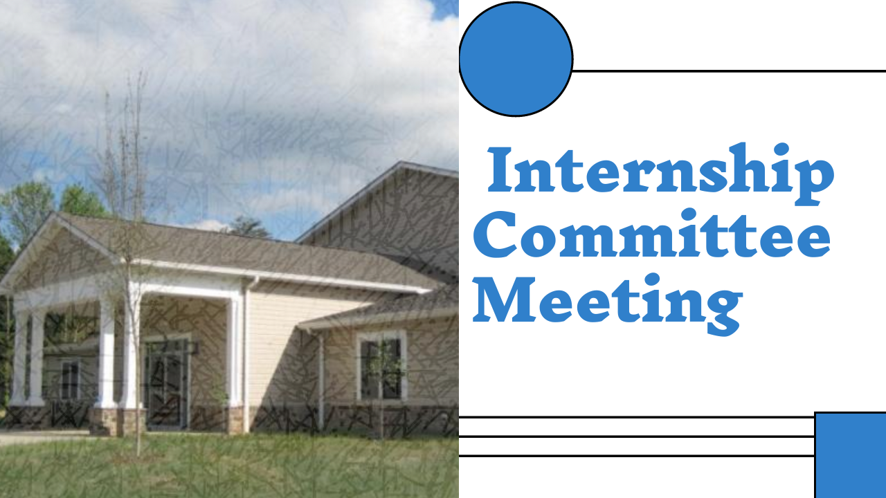 Internship Committee Meeting